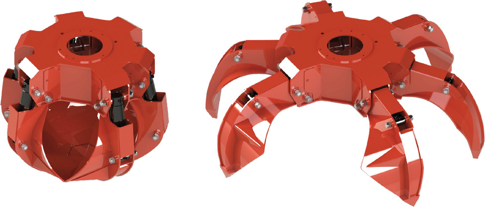 Polyp grab PLP 100/4 - Greiferi - Celtnis-manipulators: foto 1 Polyp grab PLP 100/4 - Greiferi - Celtnis-manipulators: foto 1