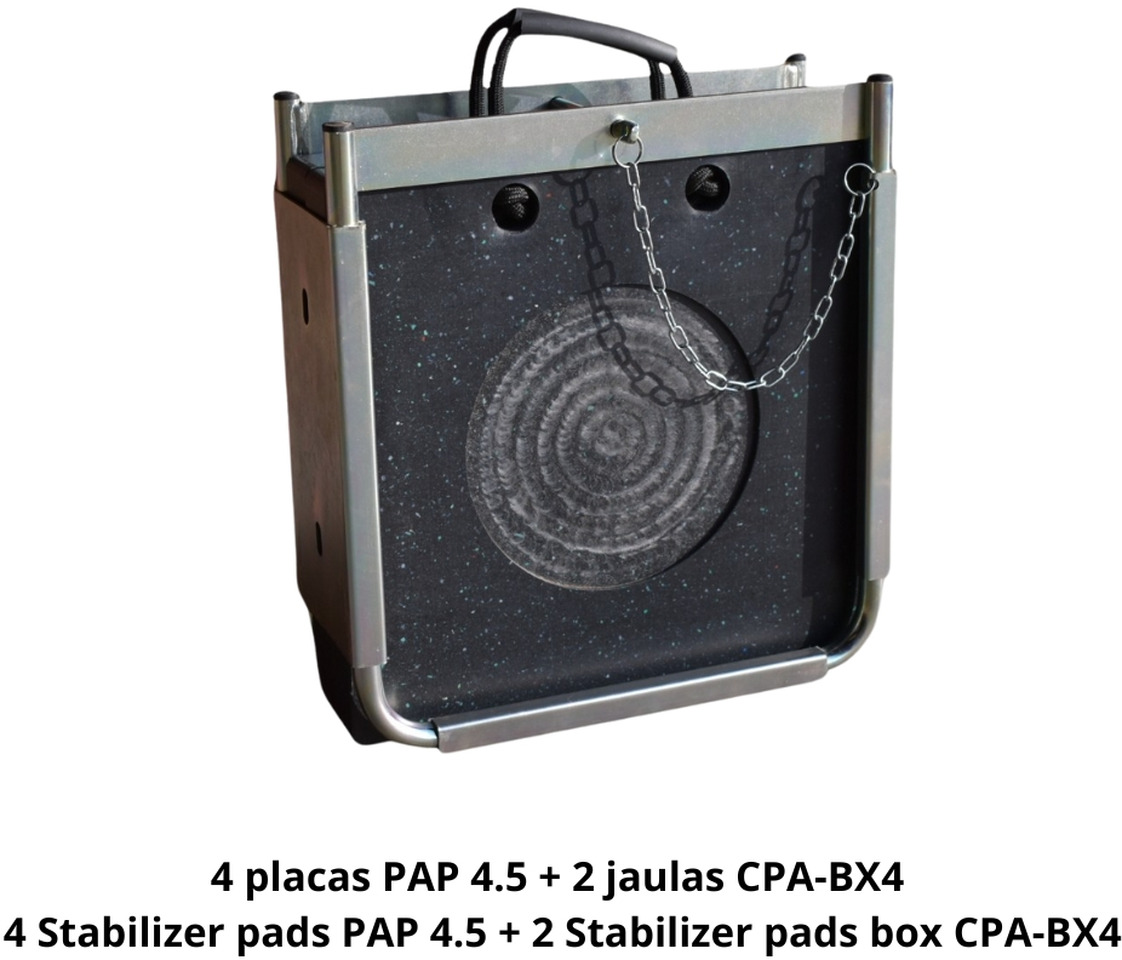 4 Stabilizer Pads PAP 4.5 + 2 Boxes CPA-BX4 OF-3-4P2J - Rezerves daļa - Celtnis-manipulators: foto 2 4 Stabilizer Pads PAP 4.5 + 2 Boxes CPA-BX4 OF-3-4P2J - Rezerves daļa - Celtnis-manipulators: foto 2