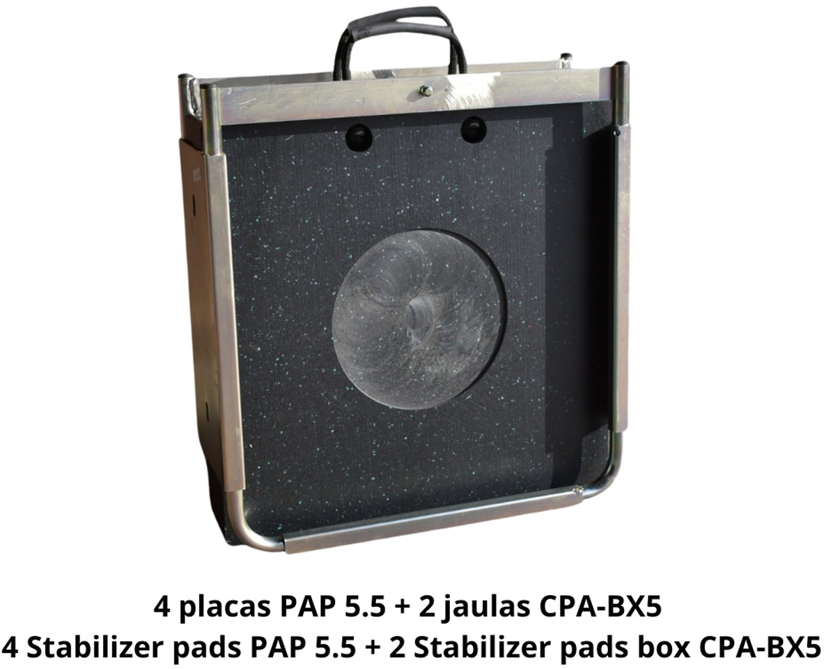 4 Stabilizer Pads PAP 5.5 + 2 Boxes CPA-BX5 OF-4-4P2J - Rezerves daļa - Celtnis-manipulators: foto 1 4 Stabilizer Pads PAP 5.5 + 2 Boxes CPA-BX5 OF-4-4P2J - Rezerves daļa - Celtnis-manipulators: foto 1