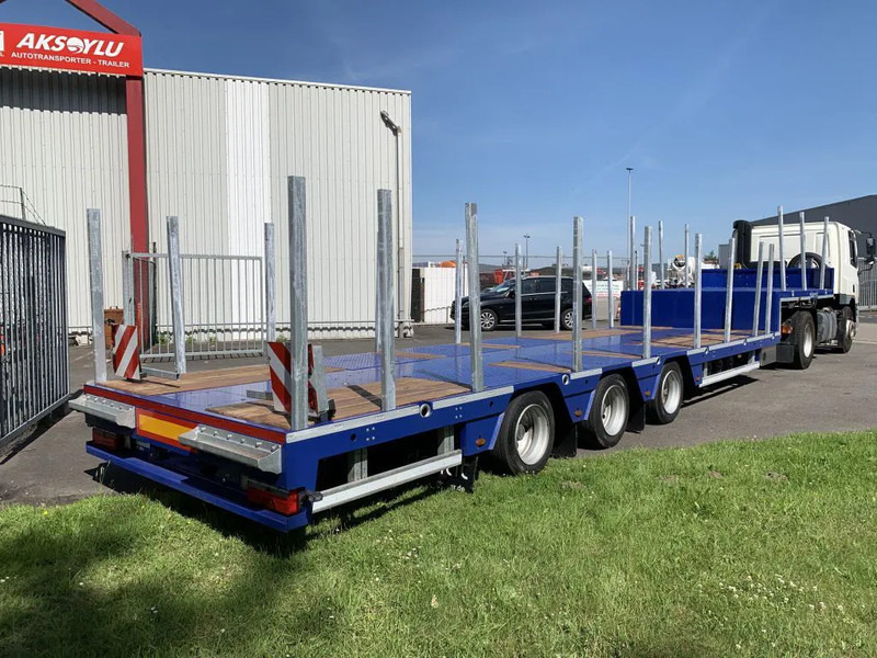 Kässbohrer DONAT Semi trailer gondola special for paragraaf 70 Germany extendable uitschuif semirremolque op voorraad new - Puspiekabe zema profila platforma: foto 3 Kässbohrer DONAT Semi trailer gondola special for paragraaf 70 Germany extendable uitschuif semirremolque op voorraad new - Puspiekabe zema profila platforma: foto 3