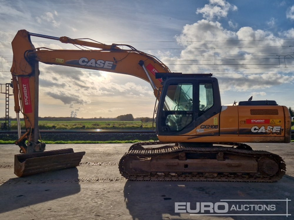 2011 Case CX210B - Kāpurķēžu ekskavators: foto 2 2011 Case CX210B - Kāpurķēžu ekskavators: foto 2