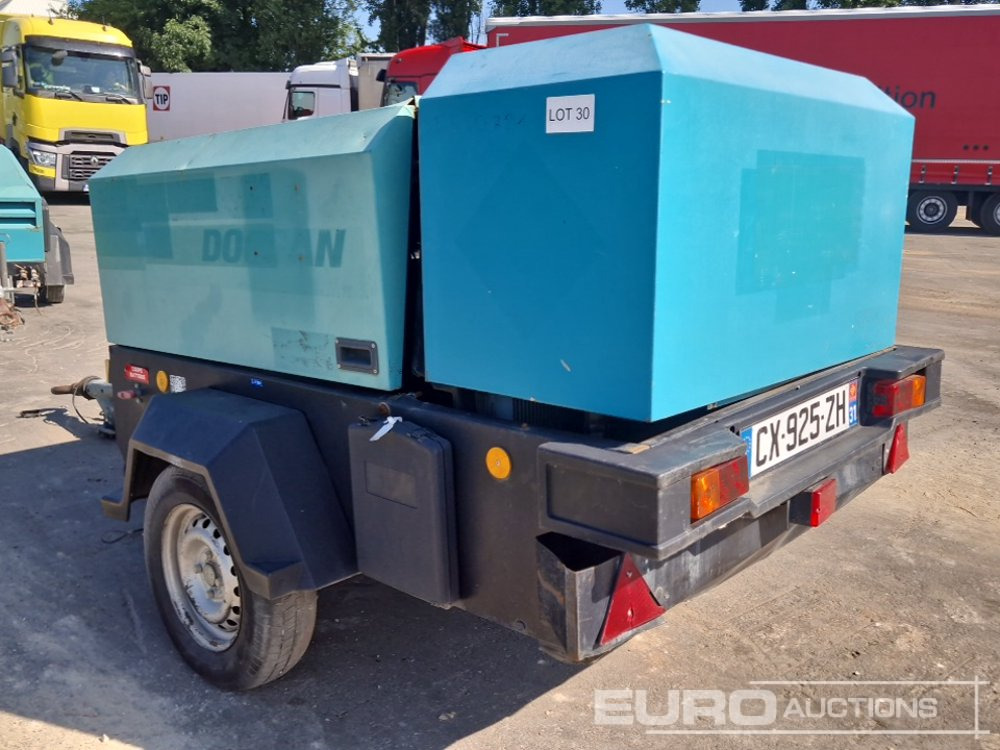 2013 Doosan 751 175CFM - Gaisa kompresors: foto 2 2013 Doosan 751 175CFM - Gaisa kompresors: foto 2