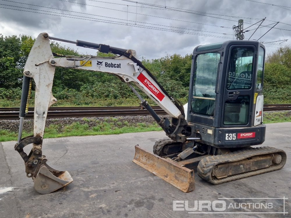 2014 Bobcat E35 EM - Mini-ekskavators: foto 2 2014 Bobcat E35 EM - Mini-ekskavators: foto 2