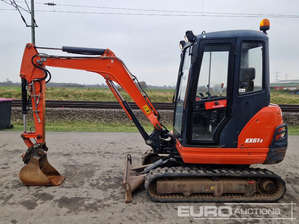 2014 Kubota KX61-3 - Mini-ekskavators: foto 2 2014 Kubota KX61-3 - Mini-ekskavators: foto 2