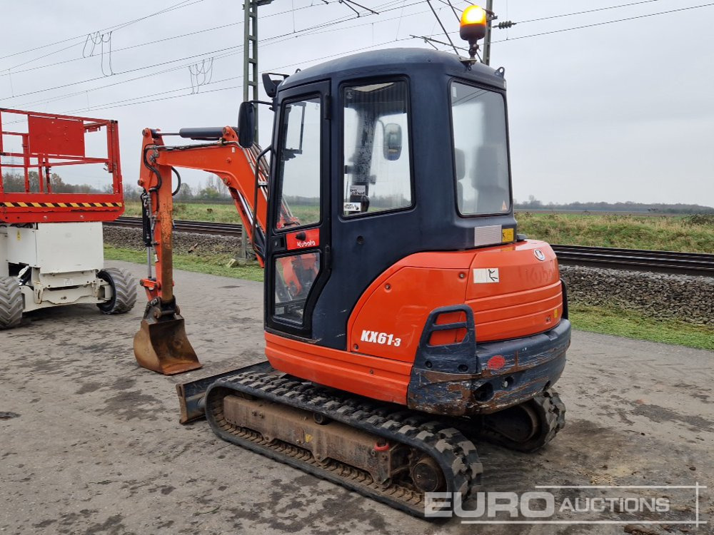2014 Kubota KX61-3 - Mini-ekskavators: foto 3 2014 Kubota KX61-3 - Mini-ekskavators: foto 3