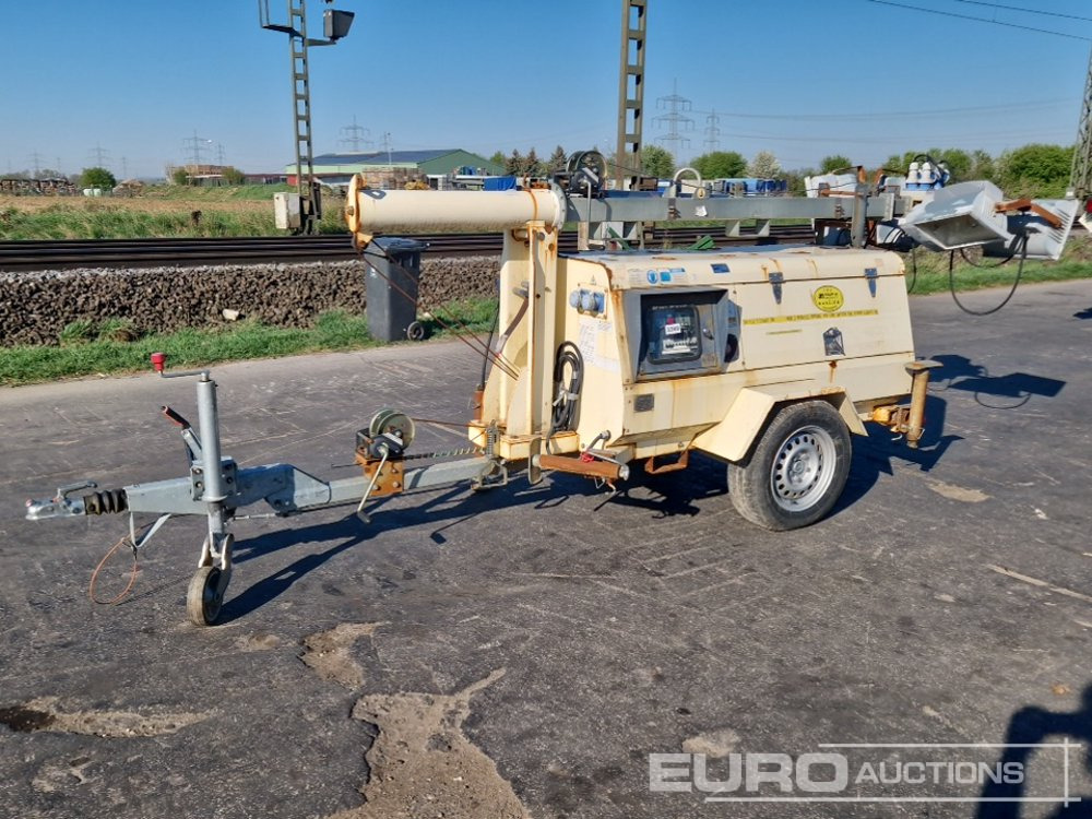 2015 BT4000LT Single Axle Lighting Tower - Apgaismojuma stabs: foto 1 2015 BT4000LT Single Axle Lighting Tower - Apgaismojuma stabs: foto 1