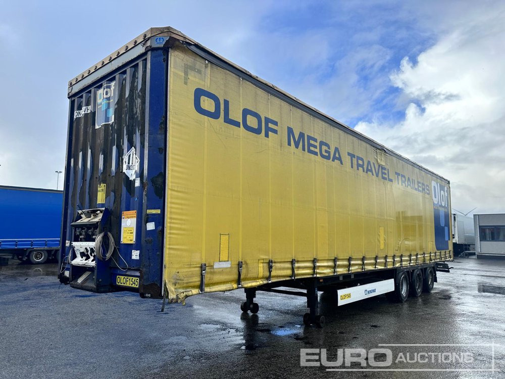 2015 Krone Mega Liner, Curtainsider, 3 Axle (Dutch Reg. Docs) - Tenta puspiekabe: foto 1 2015 Krone Mega Liner, Curtainsider, 3 Axle (Dutch Reg. Docs) - Tenta puspiekabe: foto 1