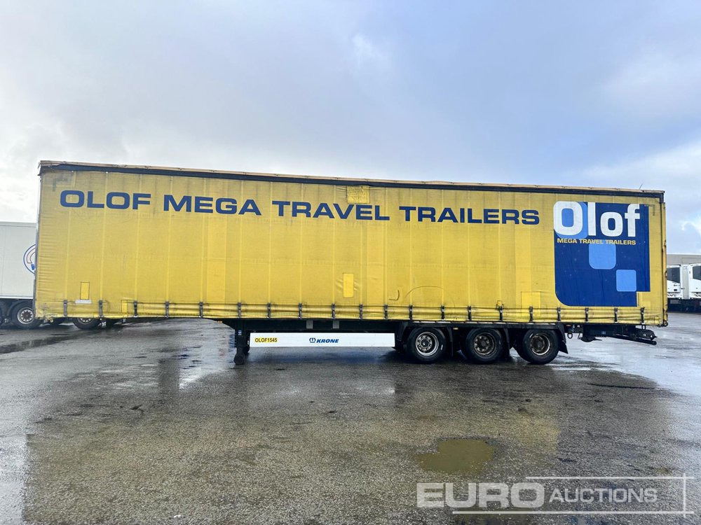 2015 Krone Mega Liner, Curtainsider, 3 Axle (Dutch Reg. Docs) - Tenta puspiekabe: foto 2 2015 Krone Mega Liner, Curtainsider, 3 Axle (Dutch Reg. Docs) - Tenta puspiekabe: foto 2
