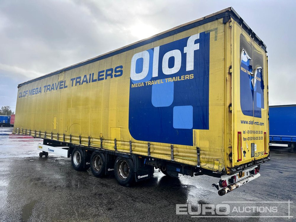 2015 Krone Mega Liner, Curtainsider, 3 Axle (Dutch Reg. Docs) - Tenta puspiekabe: foto 3 2015 Krone Mega Liner, Curtainsider, 3 Axle (Dutch Reg. Docs) - Tenta puspiekabe: foto 3
