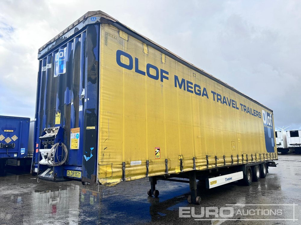 2015 Krone Mega Liner, Curtainsider, 3 Axle (Dutch Reg. Docs) - Tenta puspiekabe: foto 1 2015 Krone Mega Liner, Curtainsider, 3 Axle (Dutch Reg. Docs) - Tenta puspiekabe: foto 1