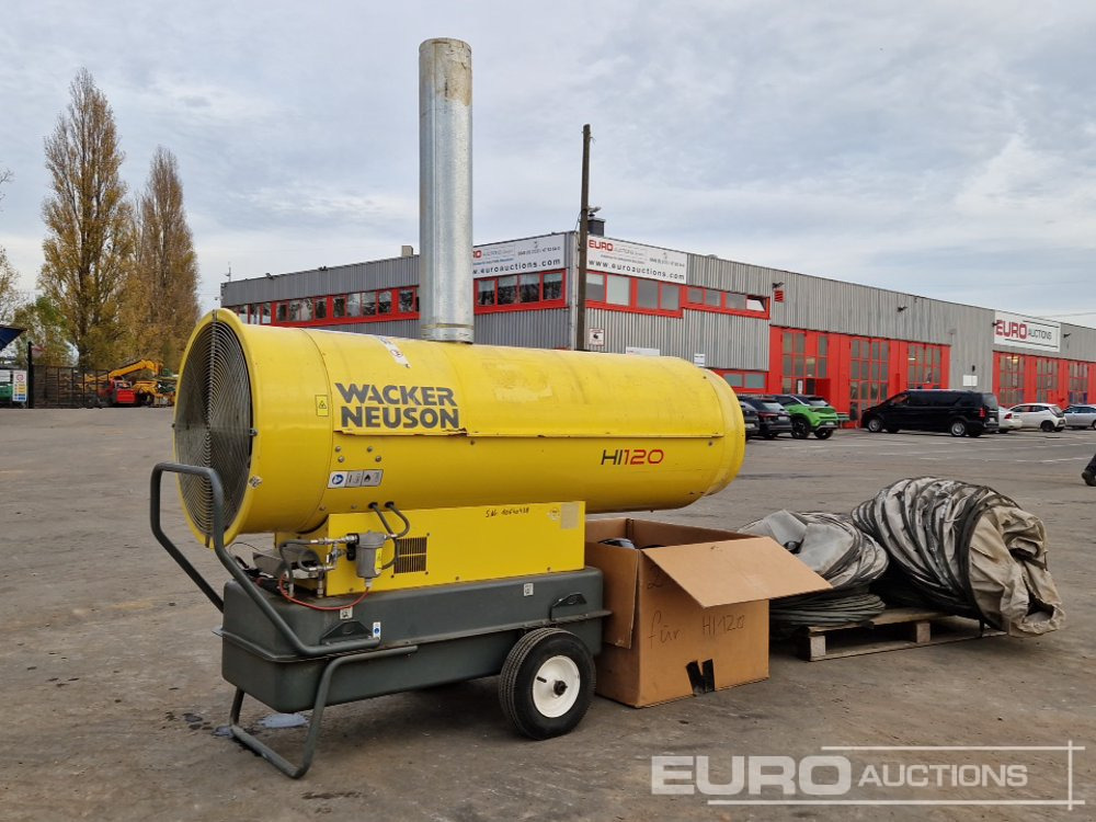2016 Wacker Neuson HI 120 Space Heater with 2-Way Distributor and Heating Hoses - Celtniecības sildītājs: foto 3 2016 Wacker Neuson HI 120 Space Heater with 2-Way Distributor and Heating Hoses - Celtniecības sildītājs: foto 3