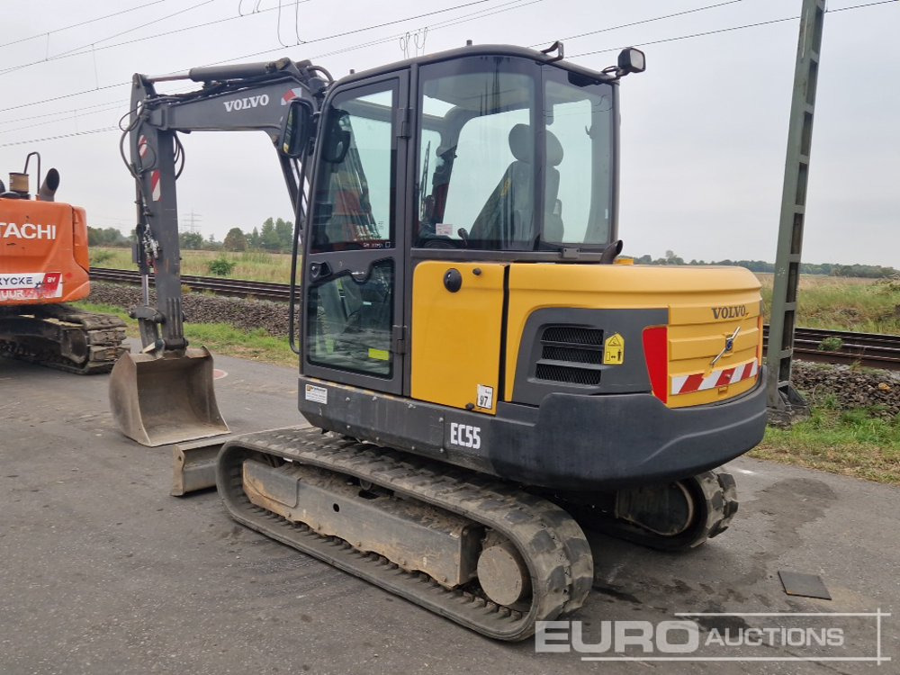 2018 Volvo EC55C - Mini-ekskavators: foto 3 2018 Volvo EC55C - Mini-ekskavators: foto 3
