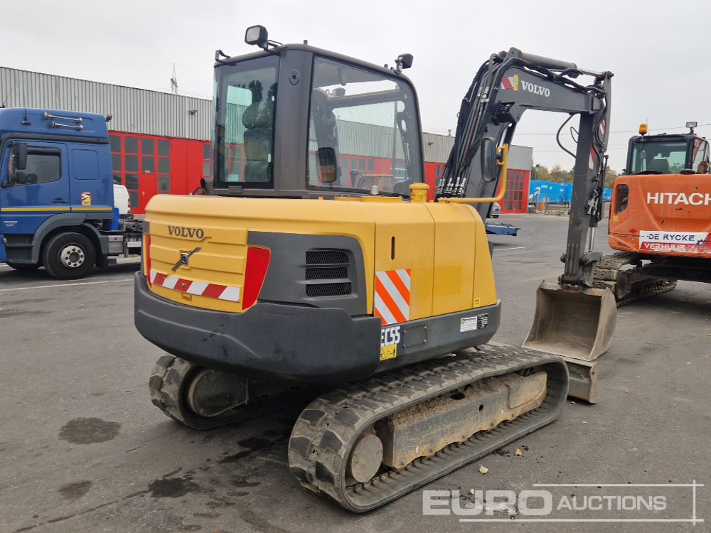 2018 Volvo EC55C - Mini-ekskavators: foto 5 2018 Volvo EC55C - Mini-ekskavators: foto 5