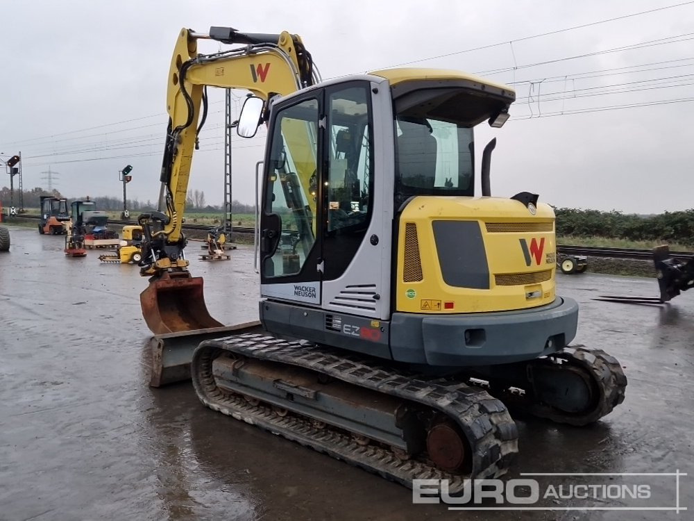 2018 Wacker Neuson EZ80 - Mini-ekskavators: foto 3 2018 Wacker Neuson EZ80 - Mini-ekskavators: foto 3