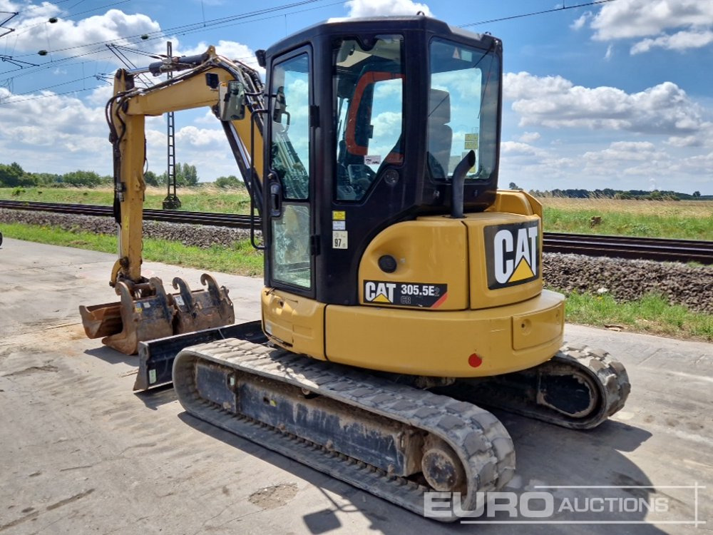 2019 CAT 305.5E2 - Mini-ekskavators: foto 3 2019 CAT 305.5E2 - Mini-ekskavators: foto 3
