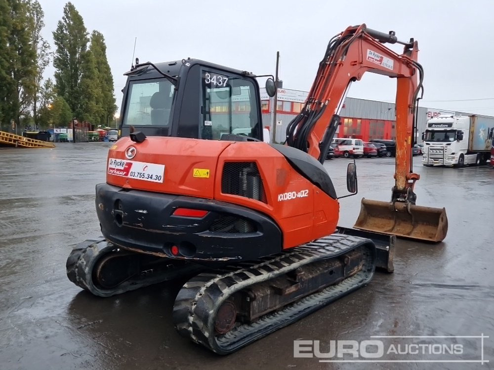 2020 Kubota KX080-4A2 - Mini-ekskavators: foto 5 2020 Kubota KX080-4A2 - Mini-ekskavators: foto 5