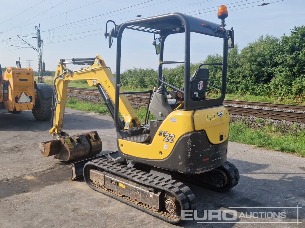 2022 Yanmar SV22 - Mini-ekskavators: foto 3 2022 Yanmar SV22 - Mini-ekskavators: foto 3