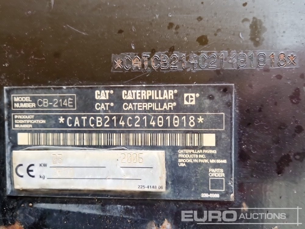 Veltnis CAT CB214C: foto 27
