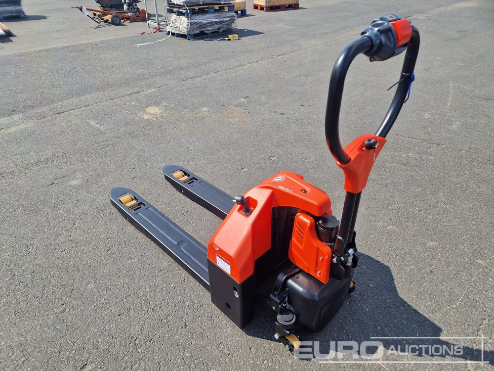 Unused Walk Behind Electric Pallet Truck, 1500Kg - Iekraušanas tehnika: foto 1 Unused Walk Behind Electric Pallet Truck, 1500Kg - Iekraušanas tehnika: foto 1