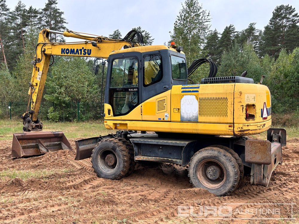 Komatsu PW160-7 - Riteņu ekskavators: foto 3 Komatsu PW160-7 - Riteņu ekskavators: foto 3