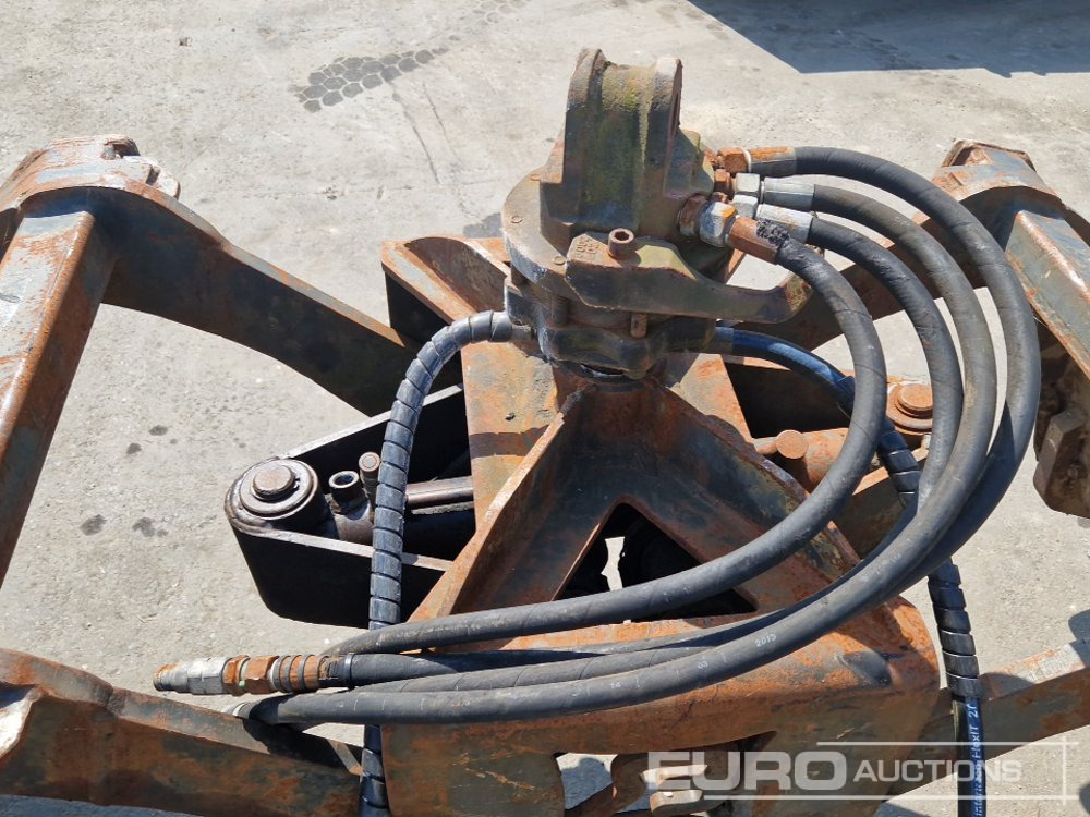 Papildaprīkojums - Ekskavators Hydraulic Rotating Grapple: foto 7
