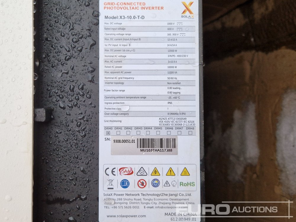 SolaX X3-Mic Solar Inverter - Celtniecības maisītājs: foto 5 SolaX X3-Mic Solar Inverter - Celtniecības maisītājs: foto 5