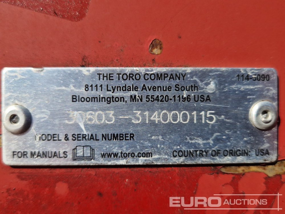 Zāles pļāvējs Toro GROUNDSMASTER: foto 27