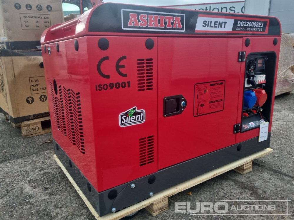 Unused Ashita Power DG22000SE3 - Elektroģenerators: foto 1 Unused Ashita Power DG22000SE3 - Elektroģenerators: foto 1