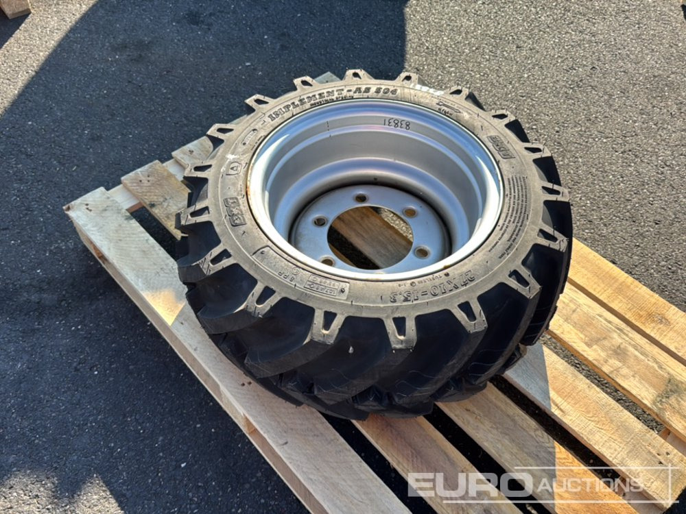 Unused BKT 27x10-15.3 Tyre & Rim (1 of) - Riepa: foto 2 Unused BKT 27x10-15.3 Tyre & Rim (1 of) - Riepa: foto 2