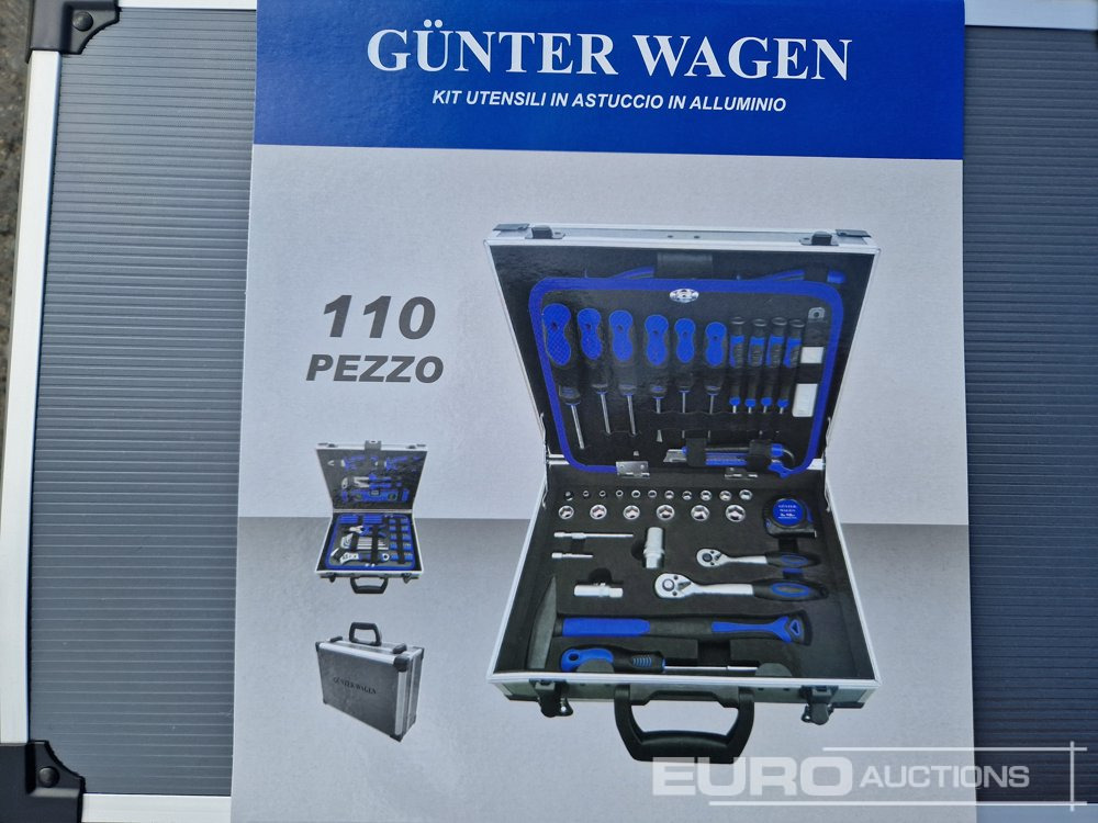 Unused Günter Wagen 110pc Tool Set - Garāžu aprīkojums: foto 4 Unused Günter Wagen 110pc Tool Set - Garāžu aprīkojums: foto 4