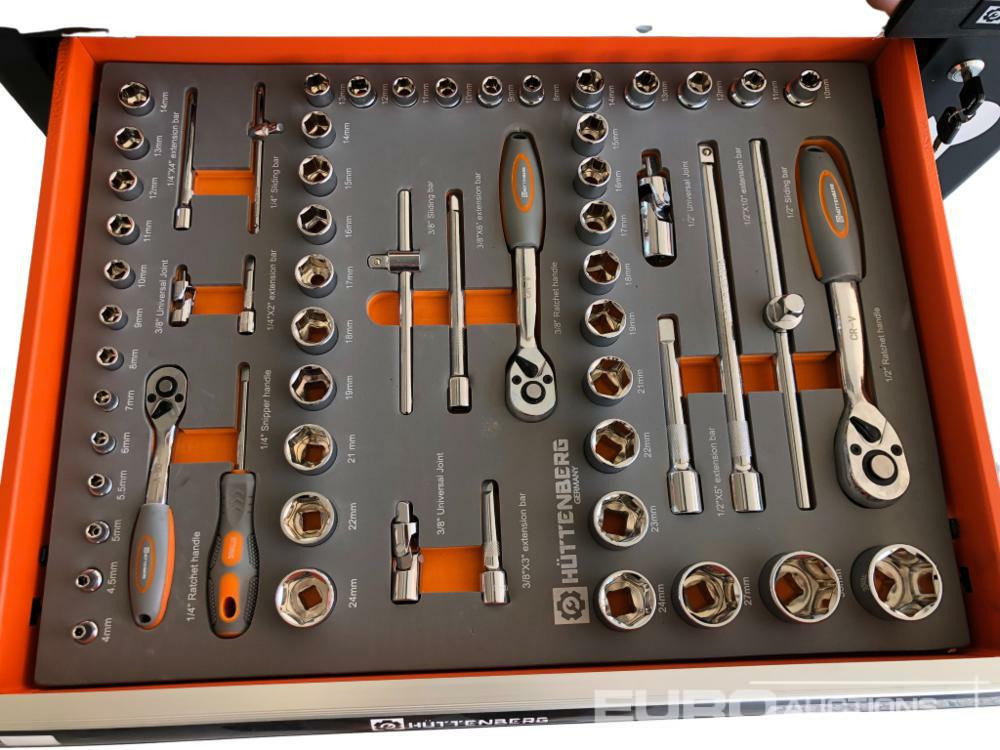 Unused Hüttenberg Tool Trolley, 6 Drawers with Tools - Garāžu aprīkojums: foto 5 Unused Hüttenberg Tool Trolley, 6 Drawers with Tools - Garāžu aprīkojums: foto 5