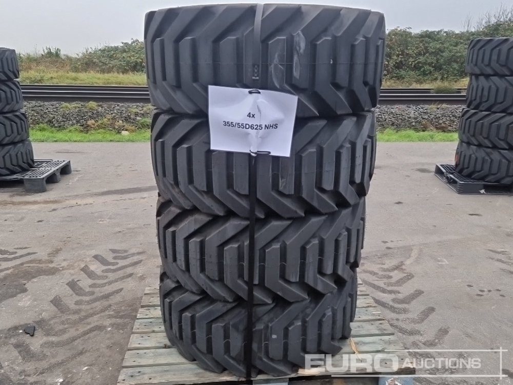 Unused JLG 355/55D625 NHS Tyres (4 of) - Riepa: foto 1 Unused JLG 355/55D625 NHS Tyres (4 of) - Riepa: foto 1