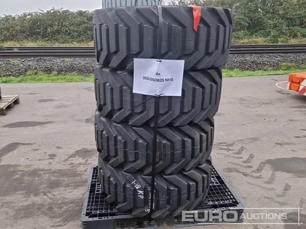 Unused JLG 355/55D625 NHS Tyres (4 of) - Riepa: foto 1 Unused JLG 355/55D625 NHS Tyres (4 of) - Riepa: foto 1