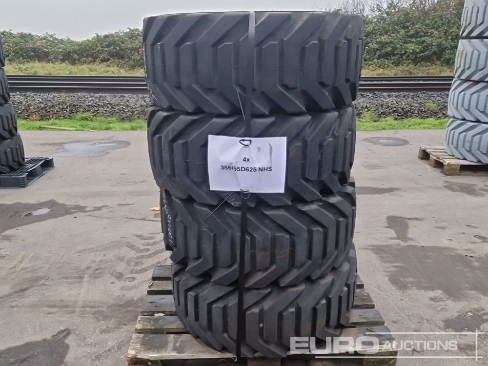 Unused JLG 355/55D625 NHS Tyres (4 of) - Riepa: foto 1 Unused JLG 355/55D625 NHS Tyres (4 of) - Riepa: foto 1