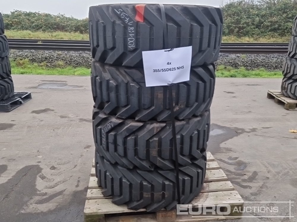 Unused JLG 355/55D625 NHS Tyres (4 of) - Riepa: foto 1 Unused JLG 355/55D625 NHS Tyres (4 of) - Riepa: foto 1
