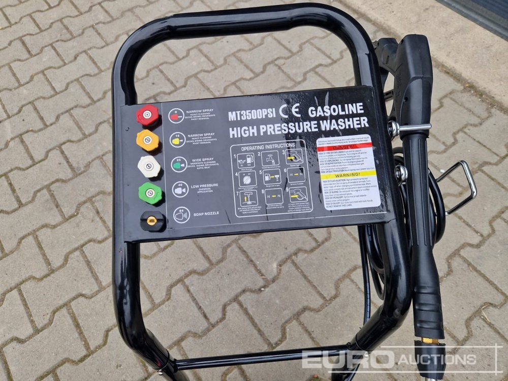 Celtniecības maisītājs Unused MAXWIN MT3500PSI Petrol Power Washer, 240Bar, 6.5HP: foto 6