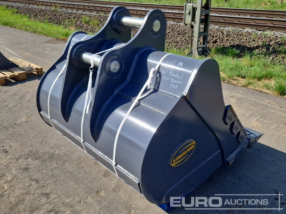 Unused Strickland 60" Digging Bucket, 80mm Pin to suit Hitachi ZX210 - Kauss: foto 3 Unused Strickland 60" Digging Bucket, 80mm Pin to suit Hitachi ZX210 - Kauss: foto 3