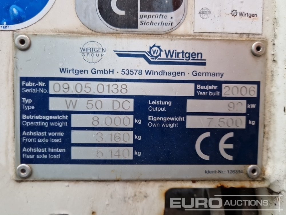 Asfalta frēze Wirtgen W50: foto 28