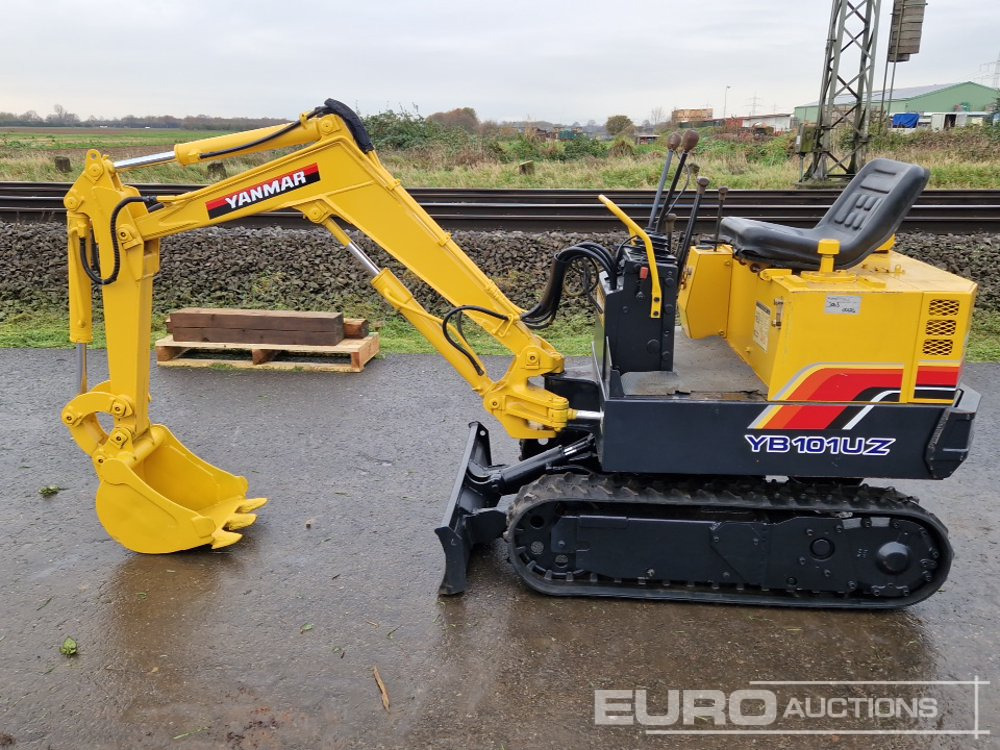 Yanmar YB101UZ - Mini-ekskavators: foto 2 Yanmar YB101UZ - Mini-ekskavators: foto 2