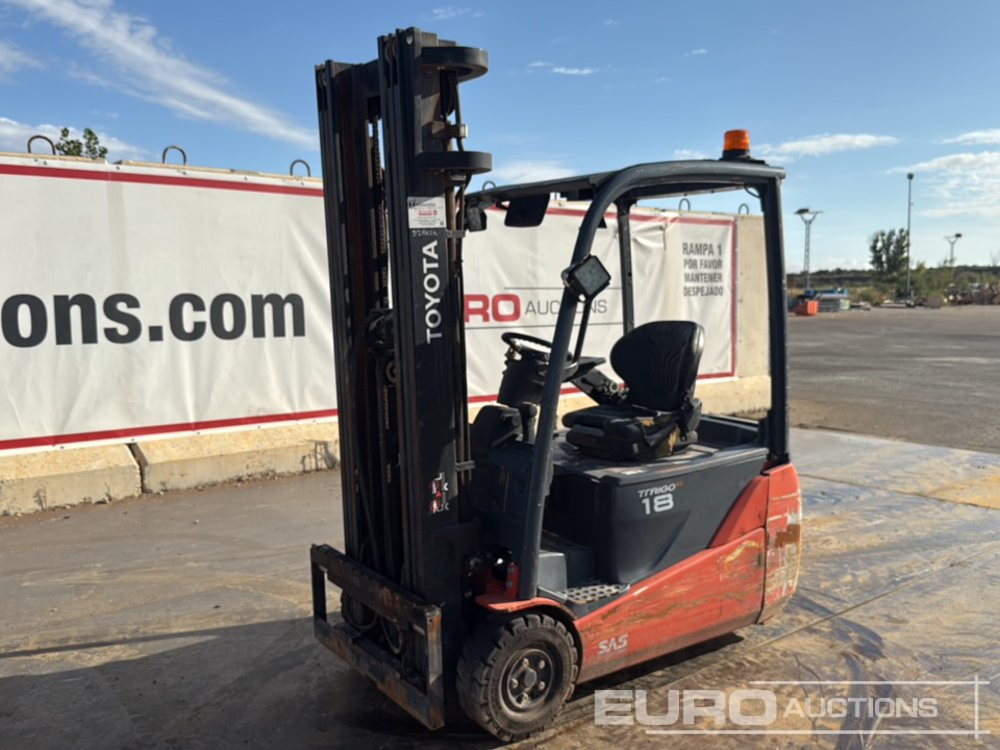 2015 Toyota 8FBET18 - Elektroiekrāvējs: foto 1 2015 Toyota 8FBET18 - Elektroiekrāvējs: foto 1