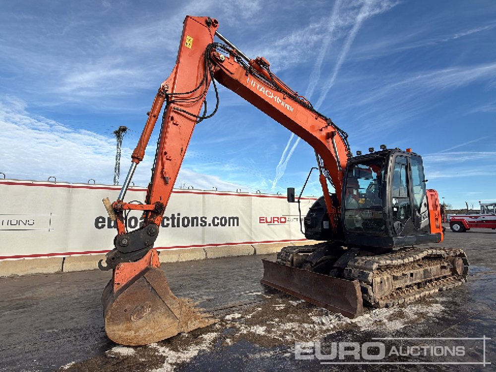 2016 Hitachi ZX135US-5B - Kāpurķēžu ekskavators: foto 1 2016 Hitachi ZX135US-5B - Kāpurķēžu ekskavators: foto 1