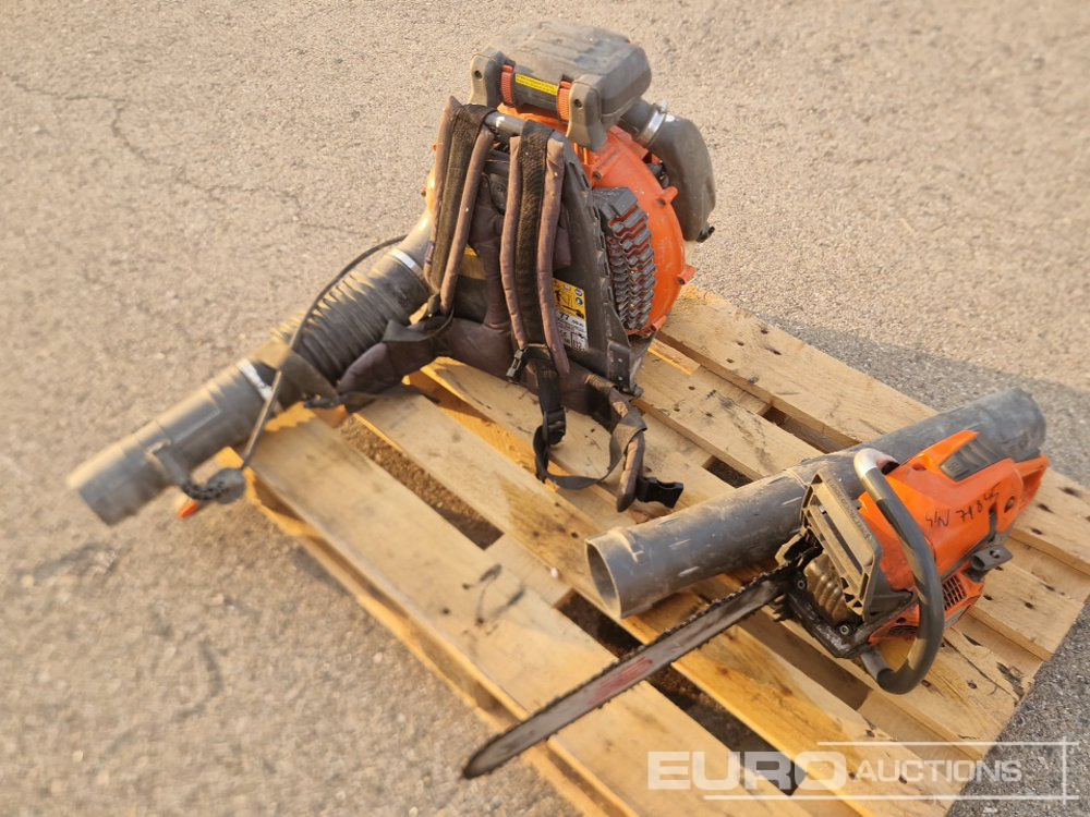 Husqvarna 562XP Gasoline Chainsaw, 580BTS Backpack Leaf Blower - Celtniecības maisītājs: foto 2 Husqvarna 562XP Gasoline Chainsaw, 580BTS Backpack Leaf Blower - Celtniecības maisītājs: foto 2