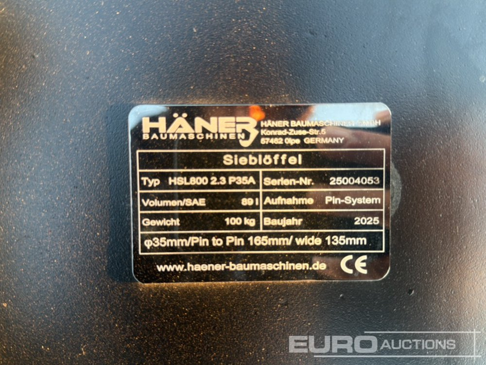 Unused 2025 Häner HSL800 2.3 P35A - Kauss: foto 5 Unused 2025 Häner HSL800 2.3 P35A - Kauss: foto 5