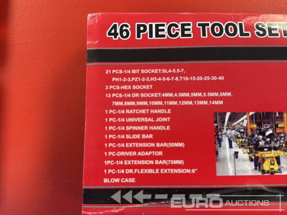 Unused 46pc Wrench Set / Set de Llaves - Garāžu aprīkojums: foto 5 Unused 46pc Wrench Set / Set de Llaves - Garāžu aprīkojums: foto 5