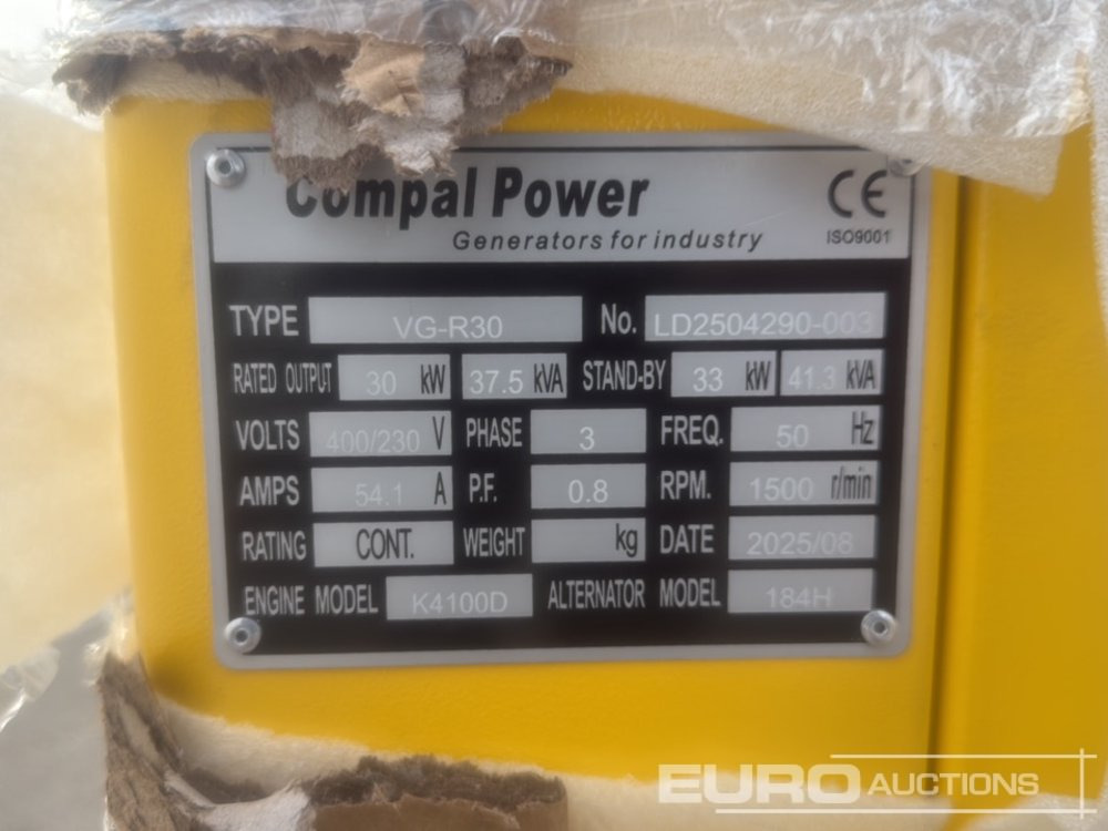 Elektroģenerators Unused Compal Power VG-R30: foto 10 Elektroģenerators Unused Compal Power VG-R30: foto 10