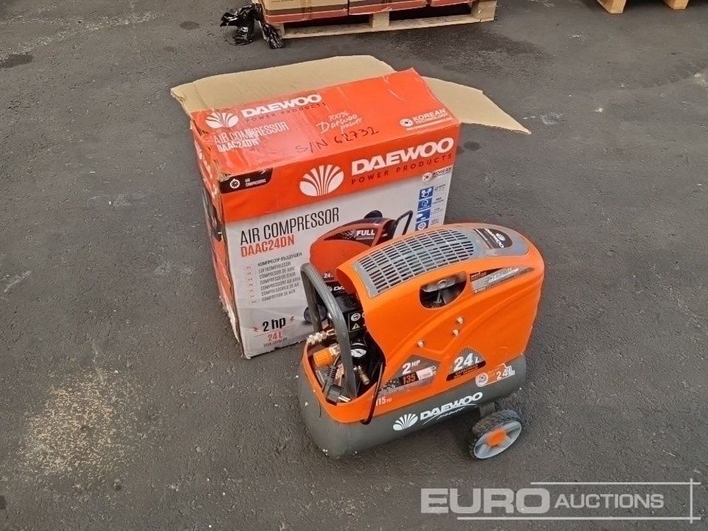 Unused Daewoo DAAC24DN - Gaisa kompresors: foto 1 Unused Daewoo DAAC24DN - Gaisa kompresors: foto 1