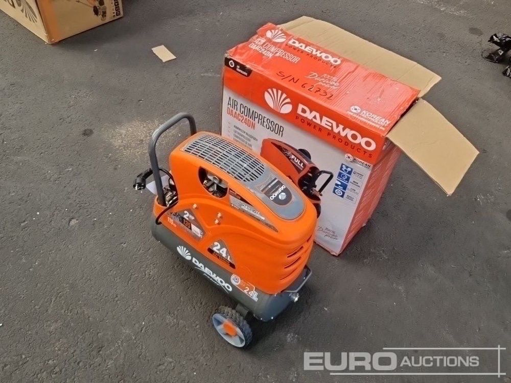 Unused Daewoo DAAC24DN - Gaisa kompresors: foto 2 Unused Daewoo DAAC24DN - Gaisa kompresors: foto 2