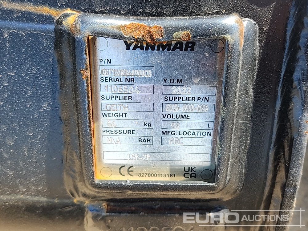 Jaunā Kauss Unused Yanmar G02R-0900-6096: foto 8