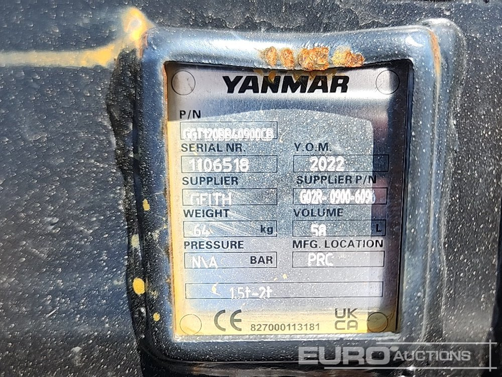 Jaunā Kauss Unused Yanmar G02R-0900-6096: foto 6