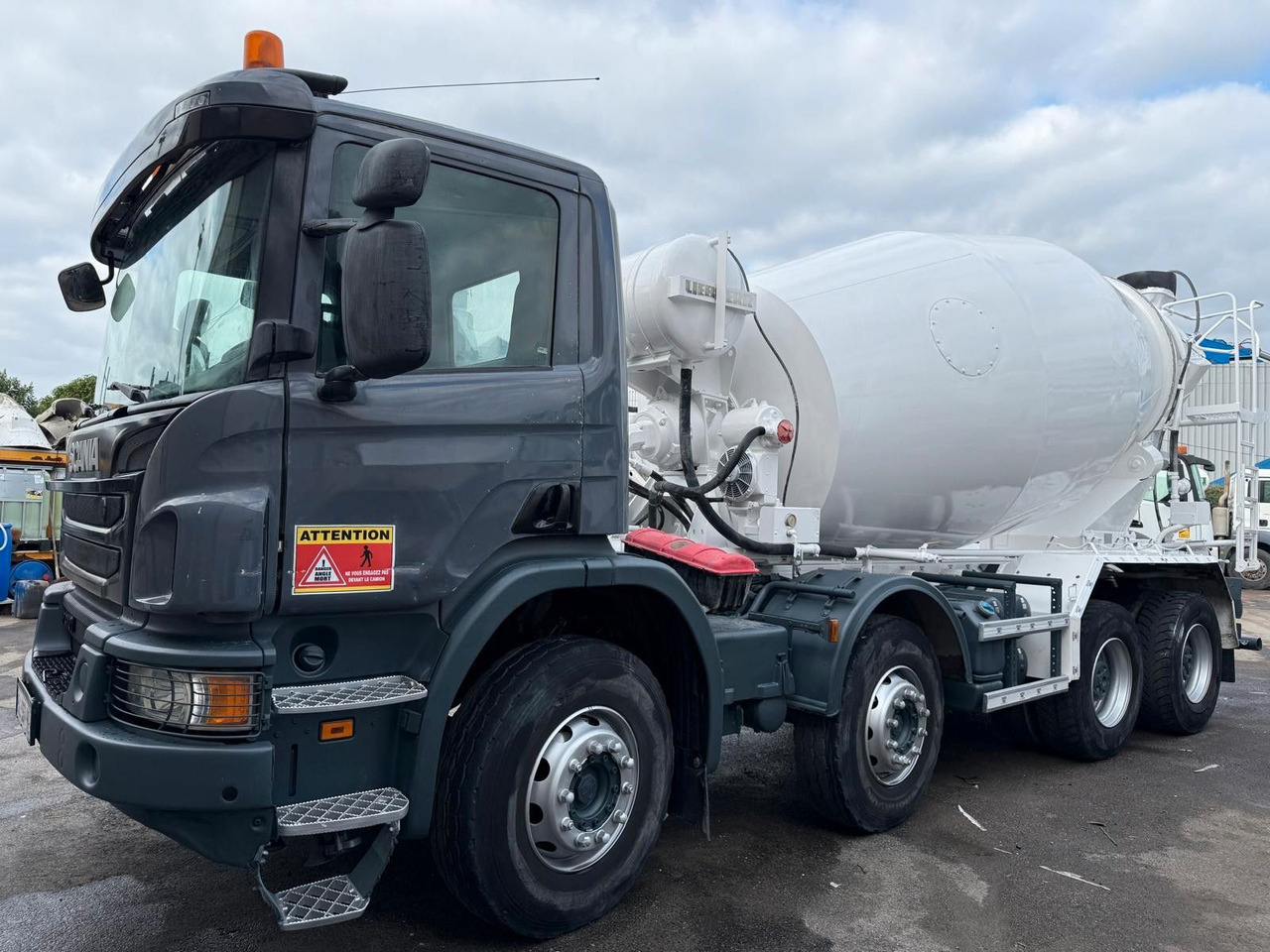 Scania P410 - Betonvedējs: foto 1 Scania P410 - Betonvedējs: foto 1